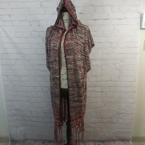 Free People Jungle Heat Fringe Cardigan Sz Medium - Picture 4 of 13